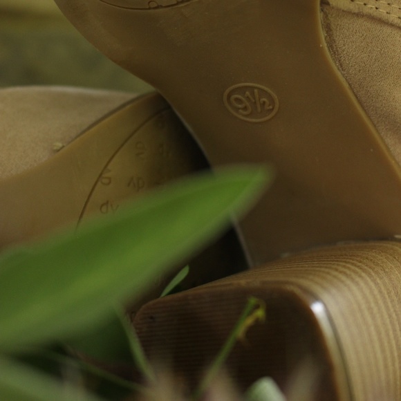 Microsuede Heeled Ankle Bootie - Picture 3 of 11